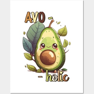 Avo-mania: Embracing the Kawaii Avocado Craze Posters and Art